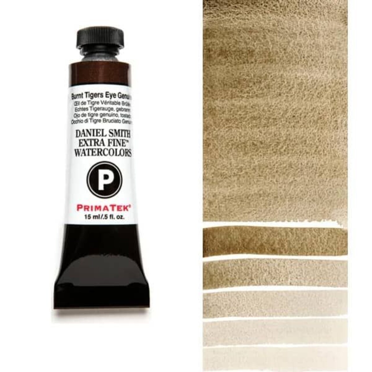 Daniel Smith Extra Fine Watercolors - Burnt Tiger's Eye Genuine, 5 ml Tube